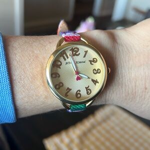 Betsey Johnson watch. Worn once. Very cool just needs battery.